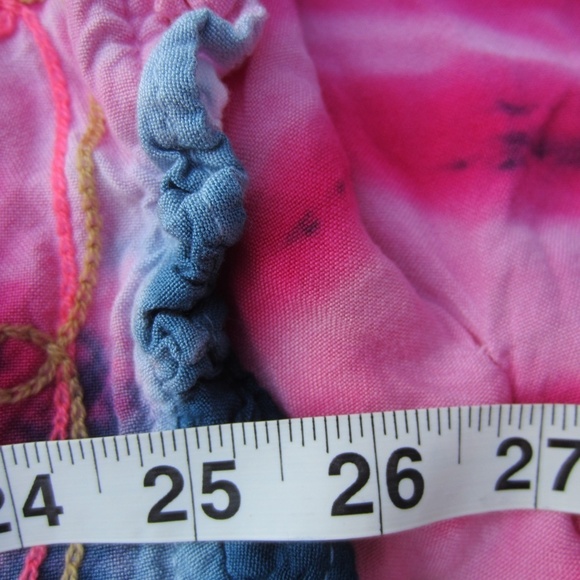 Women's Poncho Top, size XL-XXL?? Pullover Tie Dye Summer comfort Multi color - Picture 10 of 15